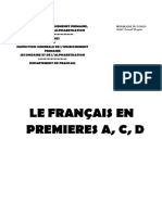 Le Francais en Premieres A C D