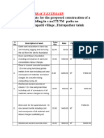 Abstract Estimate