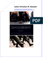 Democratization Christian W Haerpfer Full Chapter PDF