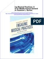 (Download PDF) Engaging Musical Practices A Sourcfor Middle School General Music Suzanne L Burton 2 Full Chapter PDF