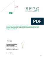 La Perfusion Des Medicaments Injectables SFPC 2022