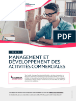 Iscod Cycle Diplomant MBA Management Et Developpemen Des Activites Commerciales