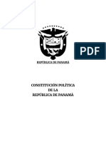 (PA) Constitucion Politica de La Republica de Panamá