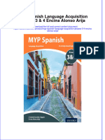 Myp Spanish Language Acquisition Phases 3 4 Encina Alonso Arija Full Chapter PDF