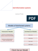 Lecture 3 S Distributed Systems MM