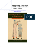 Neurointerventions Crime and Punishment Ethical Considerations Jesper Ryberg Full Chapter PDF