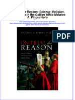 On Trial For Reason Science Religion and Culture in The Galileo Affair Maurice A Finocchiaro Full Chapter PDF