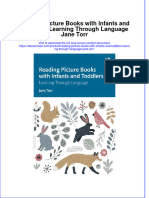 (Download PDF) Reading Picture Books With Infants and Toddlers Learning Through Language Jane Torr Full Chapter PDF