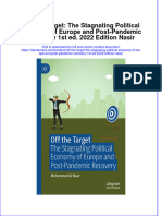 Off The Target The Stagnating Political Economy of Europe and Post Pandemic Recovery 1St Ed 2022 Edition Nasir Full Chapter PDF