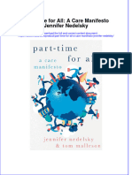 Part Time For All A Care Manifesto Jennifer Nedelsky Full Chapter PDF