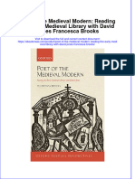 Poet of The Medieval Modern Reading The Early Medieval Library With David Jones Francesca Brooks Full Chapter PDF