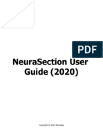 NeuraSection Users Guide 2020