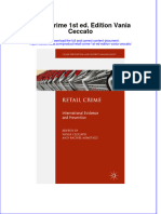 Retail Crime 1St Ed Edition Vania Ceccato Full Chapter PDF