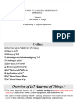 Introduction To Emerging Technology (EMTE1012) The Internet of Things Compiled by