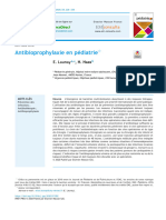 Antibioprophylaxie en Pediatrie