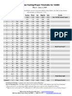 Mca Ramadan Timetable 1440h