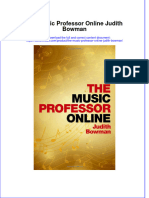 (Download PDF) The Music Professor Online Judith Bowman Full Chapter PDF