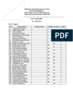 Daftar Hadir