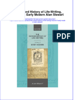 The Oxford History of Life Writing Volume 2 Early Modern Alan Stewart Full Chapter PDF