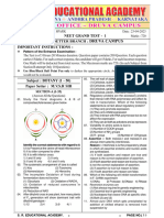 LT Neet Grand Test No - 01 23-04-2024