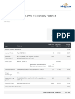 Internal Wall Insulation (IWI) - Mechanically Fastened Calculation 30 May 2024