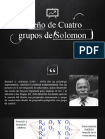 Diseño de Cuatro Grupos de Solomon PPS