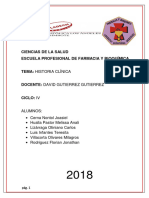 Historia Clinica Informe