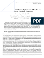 A Study On The Multi-Objective Optimization of Impeller For High-Power Centrifugal Compressor