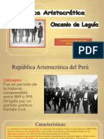 Sesión 5 República Aristocrática Cuarto - Quinto Secundaria