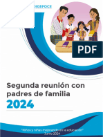 Guía para El Director y Docentes de La Escuela Segunda Reunión de Padres Junio 2024