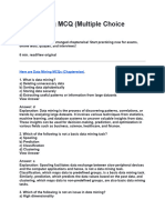 Data Mining MCQ (Multiple Choice Questions)