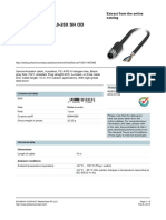 2.uv Sensor Cable Data Sheet - .Sac-5p-M12ms10,0-28x SH Od-1407265