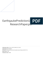 EarthqaukePredictionUsingML Plag - Edited