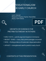 2023 Pre Trib Brainard Dispensationalism Early Church Slides