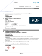 Gazelle SG - MSDS 2019