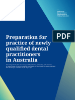 Preparation For Practice of Newly Qualified Dental Practitioners in Austraila