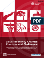 Value-for-Money Analysis Practices and Challenges