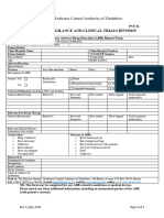 Adverse Drug Report Form