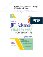 Wileys 22 Years Jee Advanced Wiley Editorial User Full Chapter PDF