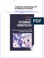 Schalms Veterinary Hematology 7Th Edition Marjory B Brooks Full Chapter PDF