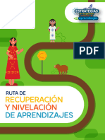 Fanzine para Docentes Ruta de Recuperacion de Aprendizajes