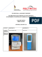 Comparison Abott I Stat 1 and Rapid Point 500e