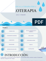 Hidroterapia Completo Introducción A La Terapia Física