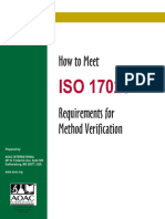 ISO 17025 Method Verification