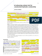 Li Et Al. (2009) Wetting Front Advancing Column Test