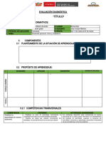 Evaluación Diagnóstica FORMATO