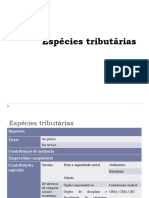 Aula 8 - Especies Tributarias