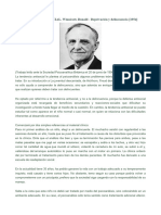 D. Winnicott, La Tendencia Antisocial