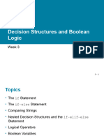 Week 3 - Conditional Statement