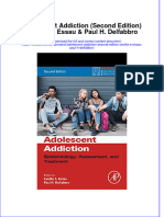 PDF Adolescent Addiction Second Edition Cecilia A Essau Paul H Delfabbro Ebook Full Chapter